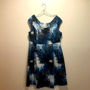 Galaxy Print Dress - Look Magazine for Simply Be